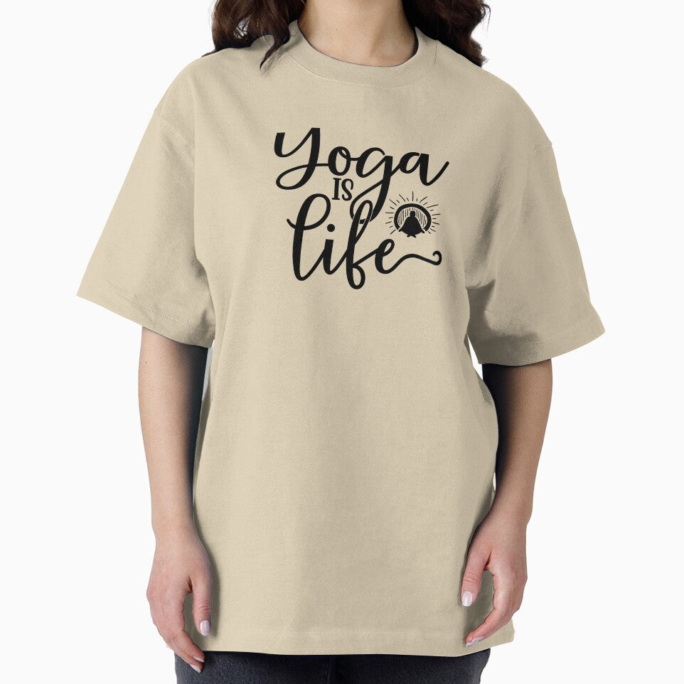 Yoga Quote Yoga Is Life Motivational Saying by SoccaTamam