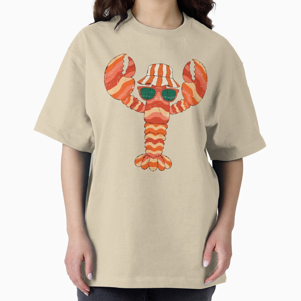 Cool Tourist Lobster Funny Summer Beach Crab Crustacean Design by Marlene Wagenhofer