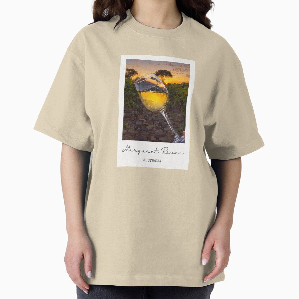 Margaret River White Wine Vineyard - Vintage Souvenir by twentytwo ART souvenir designs