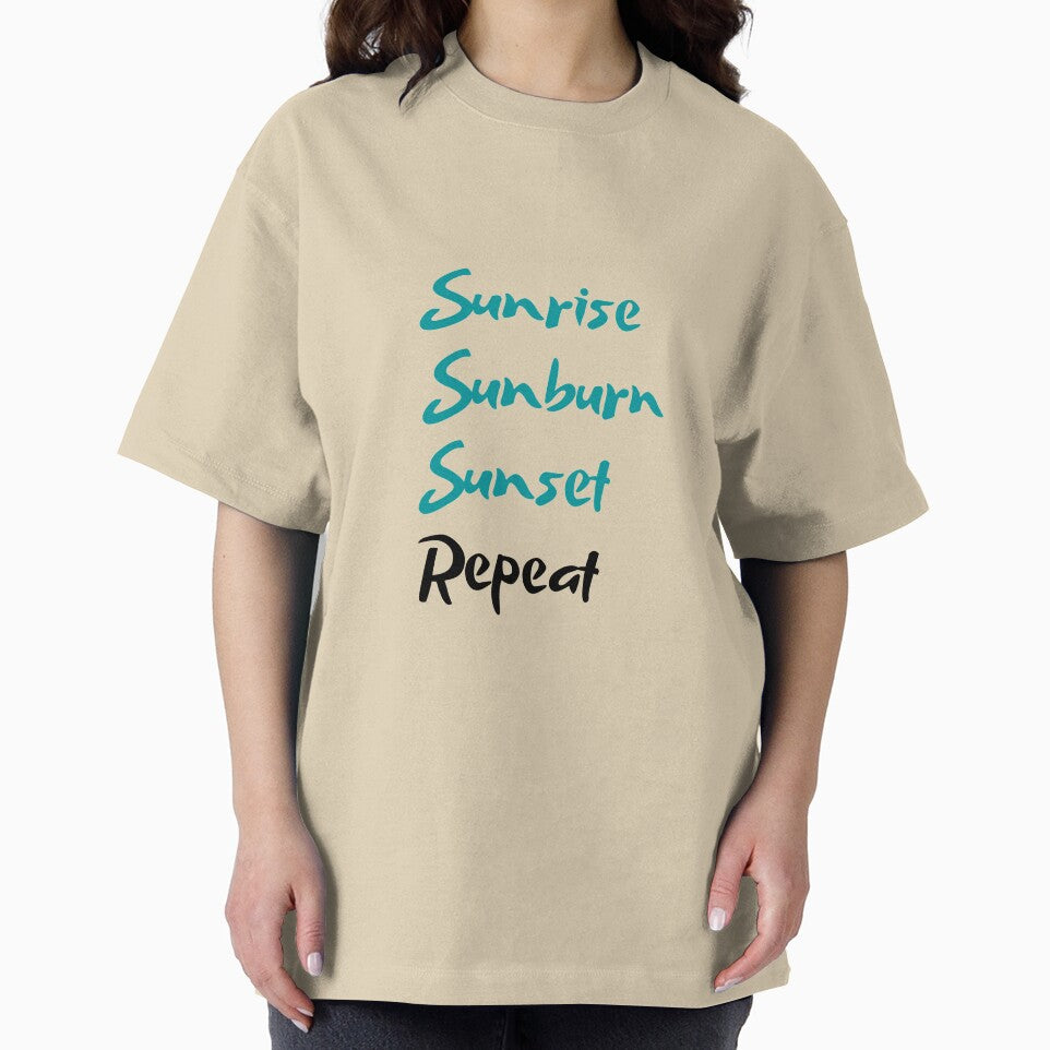 Sunrise, Sunburn, Sunset, Repeat by Starlett Designs