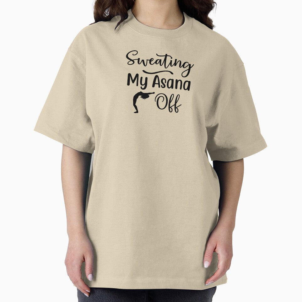 Yoga Quote Sweating My Asana Off Motivational Saying by SoccaTamam