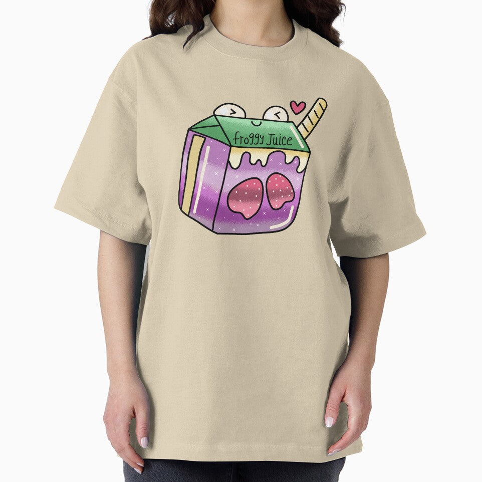 Cute Kawaii froggy strawberry juice aesthetic by Quacktails