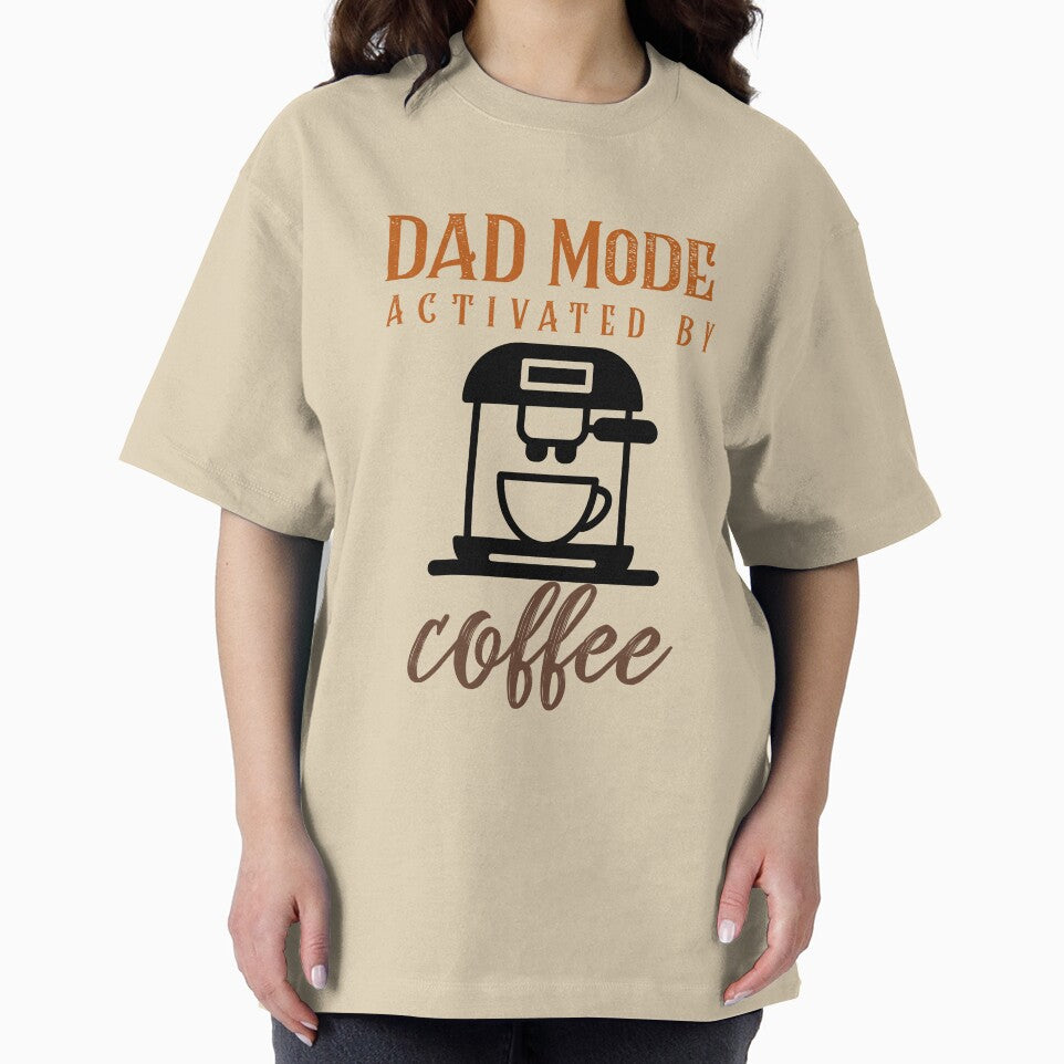 Dad Mode Activated Crew Neck Unisex T-Shirt by CrafteeTrends