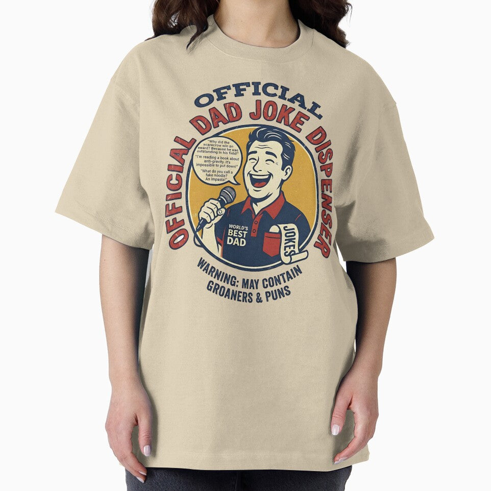 Official Dad Joke Dispenser Tee – Father’s Day Gift by LunaticDream