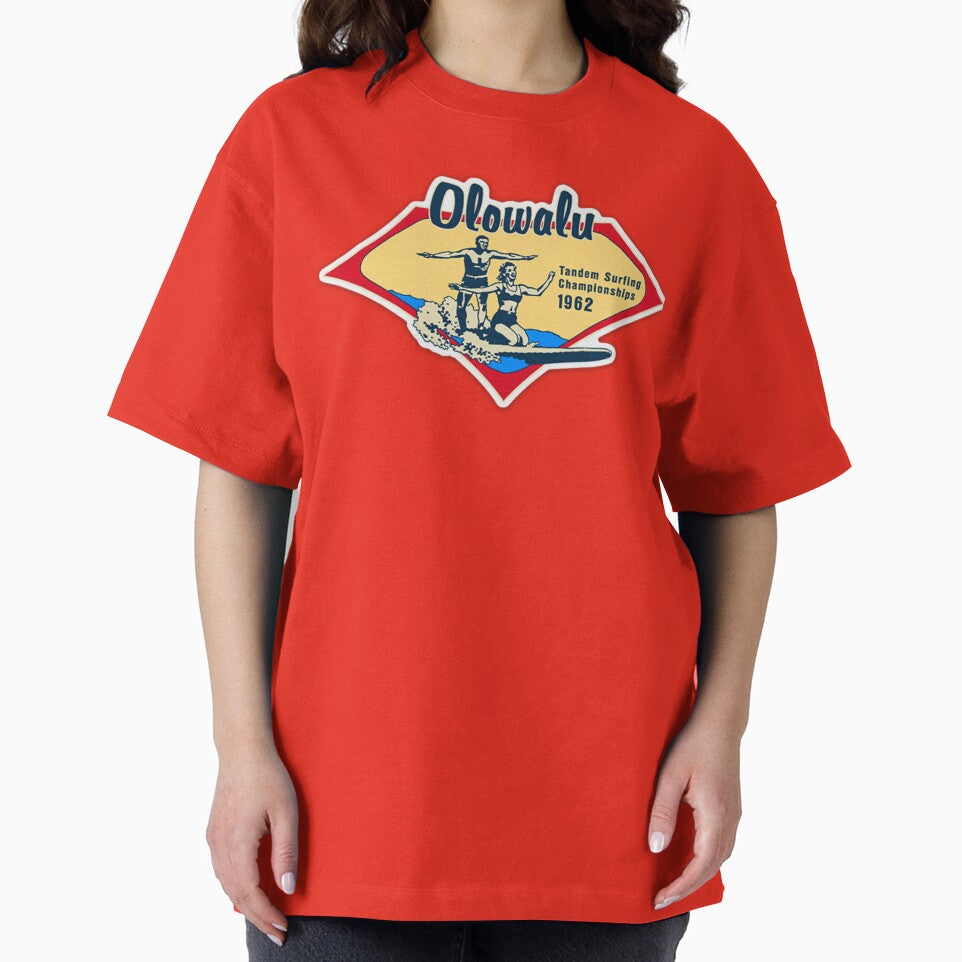 Vintage retro Hawaiian Surfing Championship 1962 - Olowalu by Kludoman