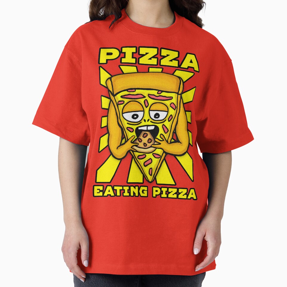 PIZZA EATING PIZZA by BeaverNight