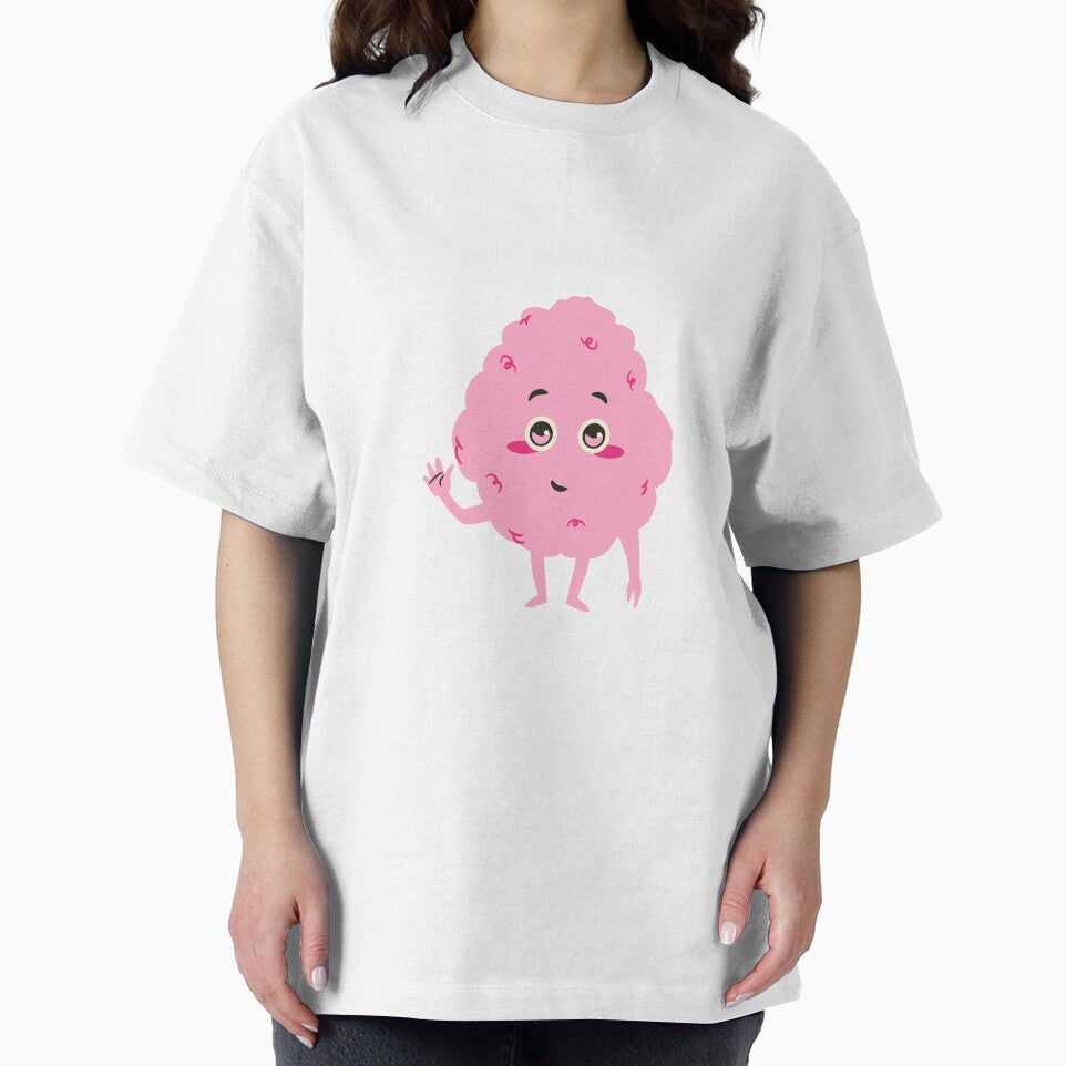 Cute fluffy pink cotton candy man by Seoul26