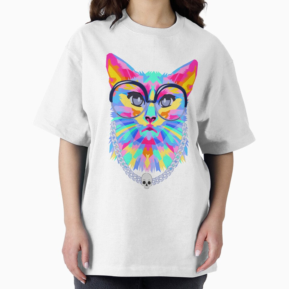 Cat colorful looking thug by Shenuka93