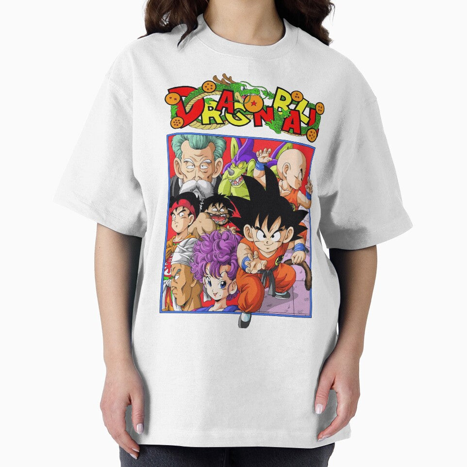 Classic Anime Crew – Retro Character Collage Design by PosterFuel