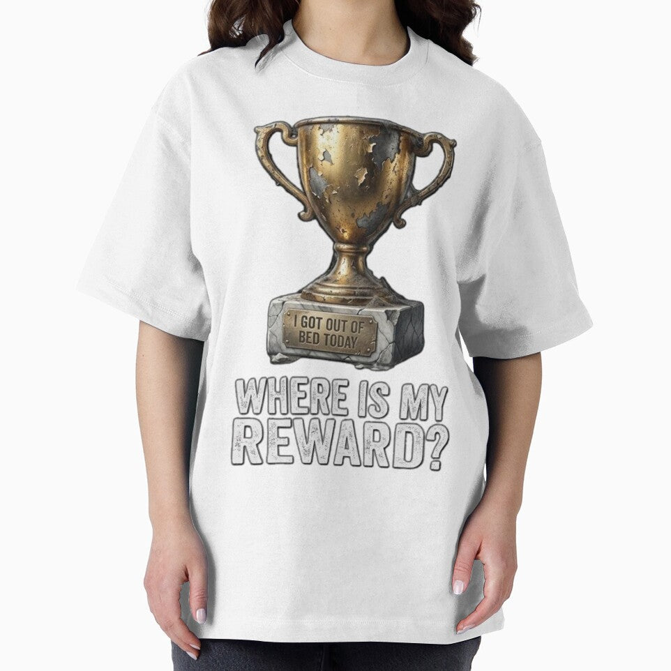 I Got Out Of Bed Today Trophy Reward by Wit & Wear