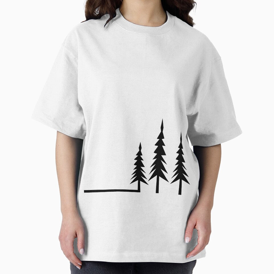 Minimalist Tree Forest: Classic black edition by Deegital18