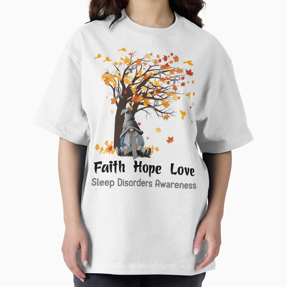 Sleep Disorders Awareness Faith Hope Love by GennieShop