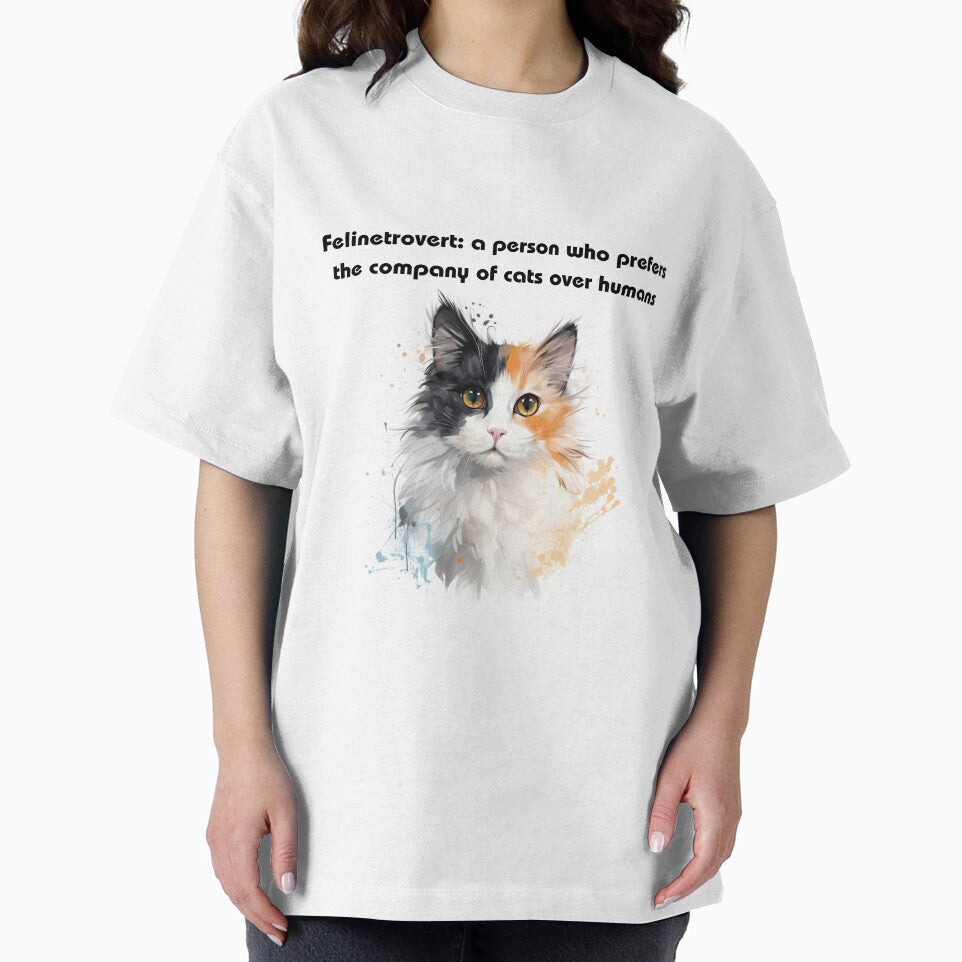 Felinetrovert: a person who prefers the company of cats over humans by TitaniaAlley