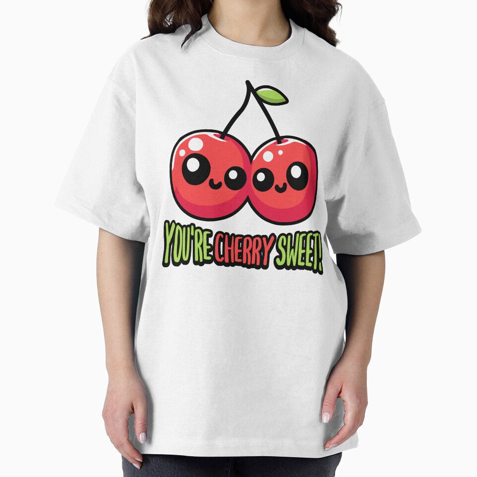 You're Cherry Sweet! Cute Cherry Pun Cartoon by PMCreative
