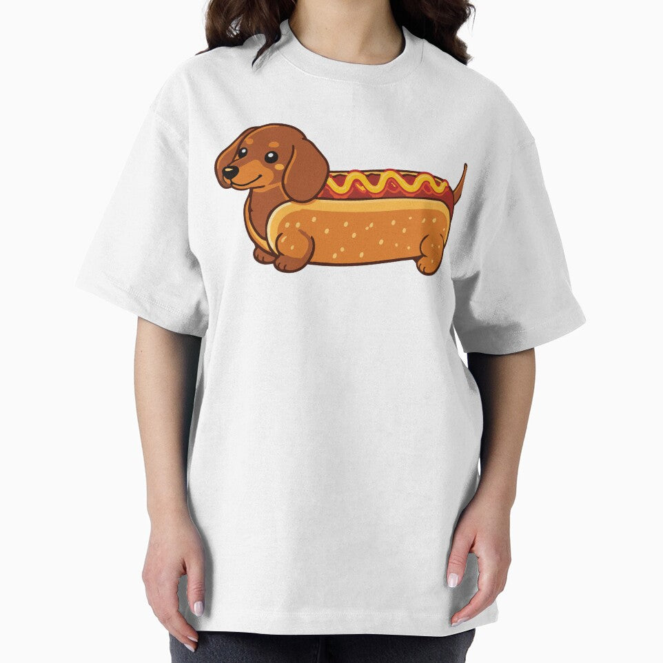 Hot dog dachshund by AbstractArielle