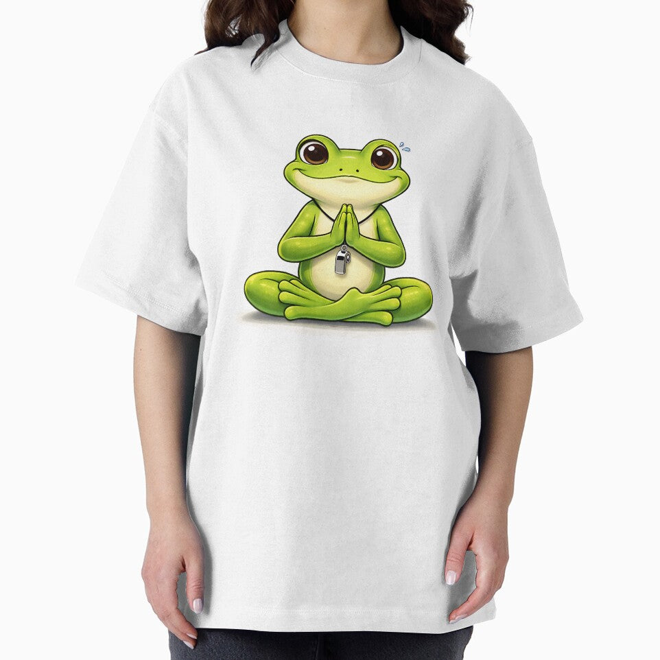 Funny Yoga Frog Shirt – Yoga Instructor Meditation Cute Mindfulness Animal Tee by Digital Culture Studio