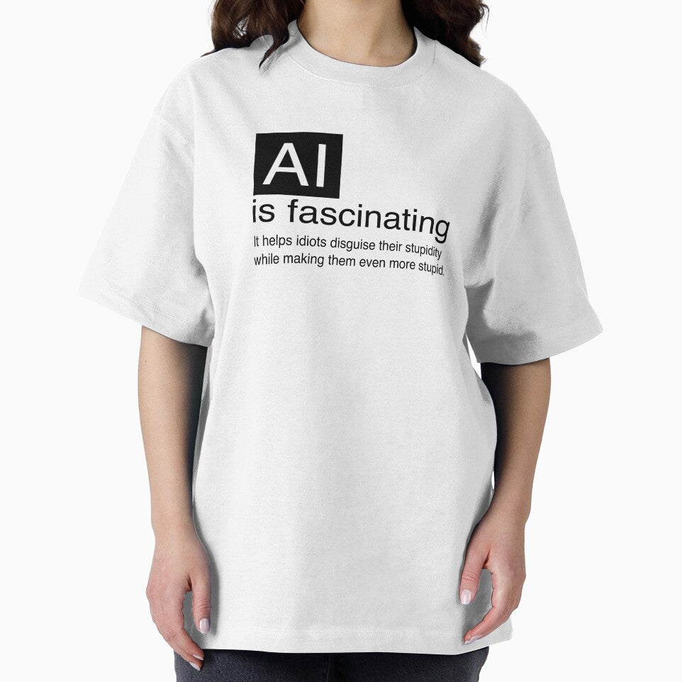? AI is Fascinating Funny Tech & AI T-Shirt – Sarcastic & Witty by Mighty Tees