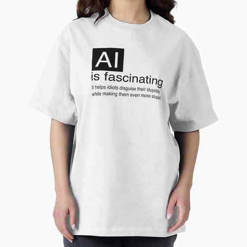 ? AI is Fascinating Funny Tech & AI T-Shirt – Sarcastic & Witty by Mighty Tees