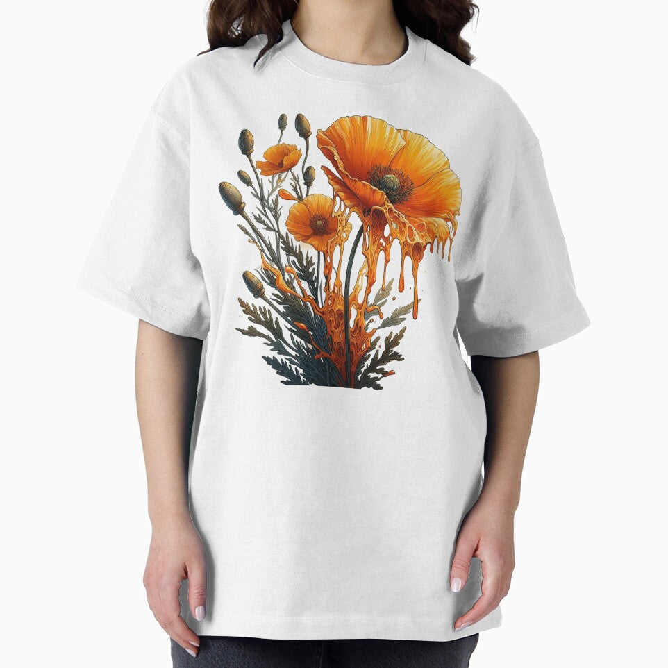Watercolor Orange Flower by yunamaliskova