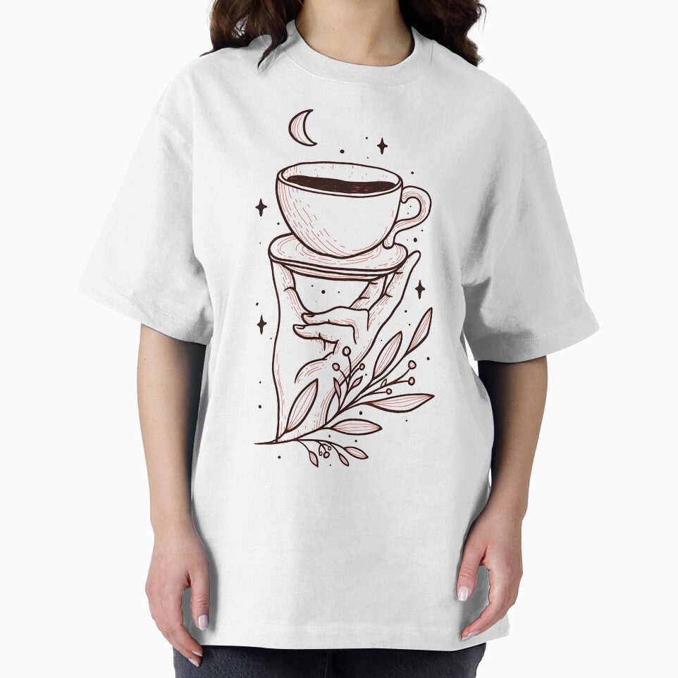 Hand Raised A Cup Of Coffee by Farra6541Store