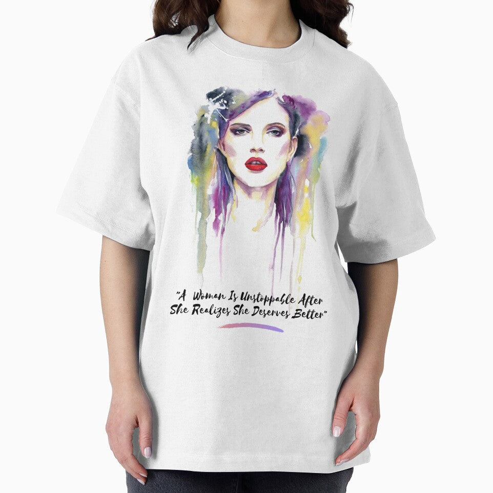 "A Woman Is Unstoppable After She..." by LondonHouse