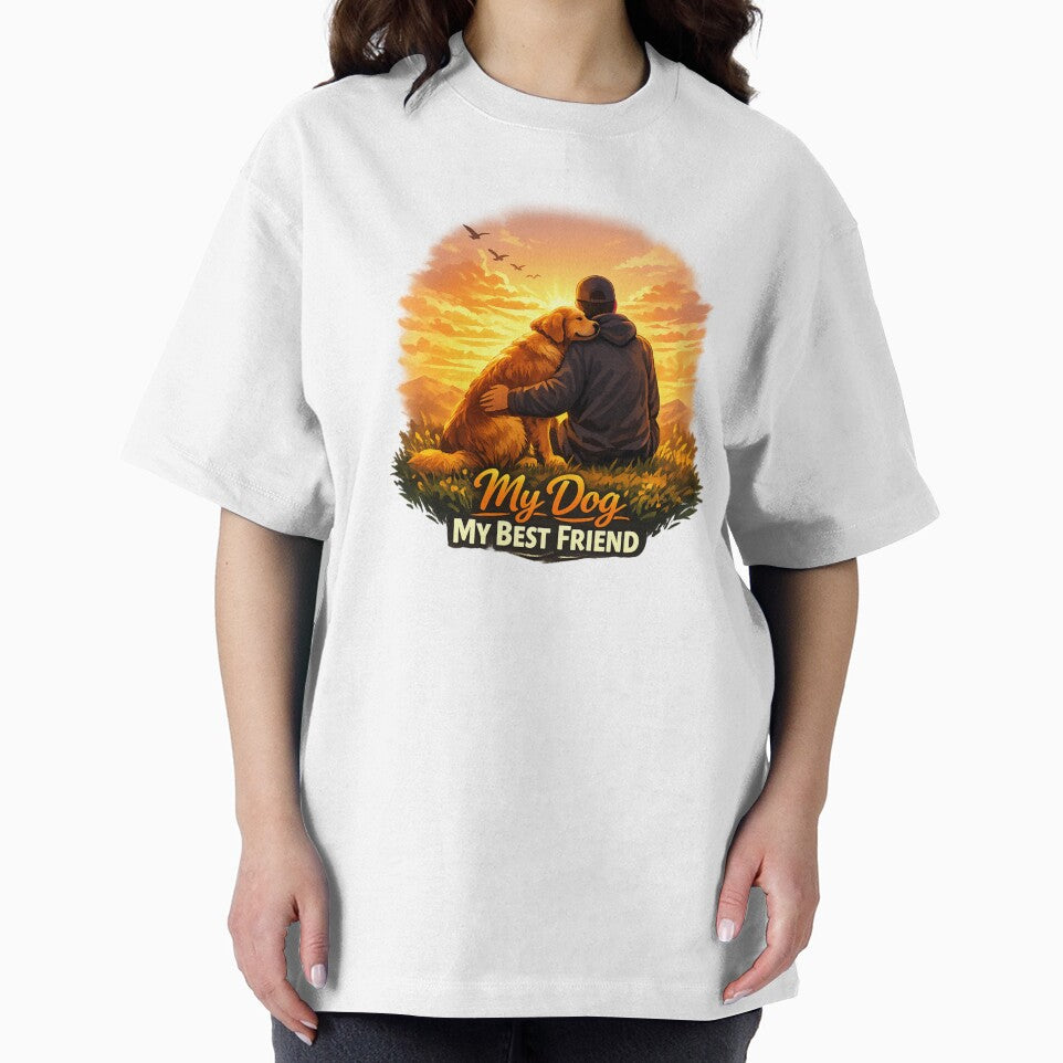 My Dog My Best Friend – Cute Dog Lover Friendship Design for Pet Owners by ArtWaveStudio8