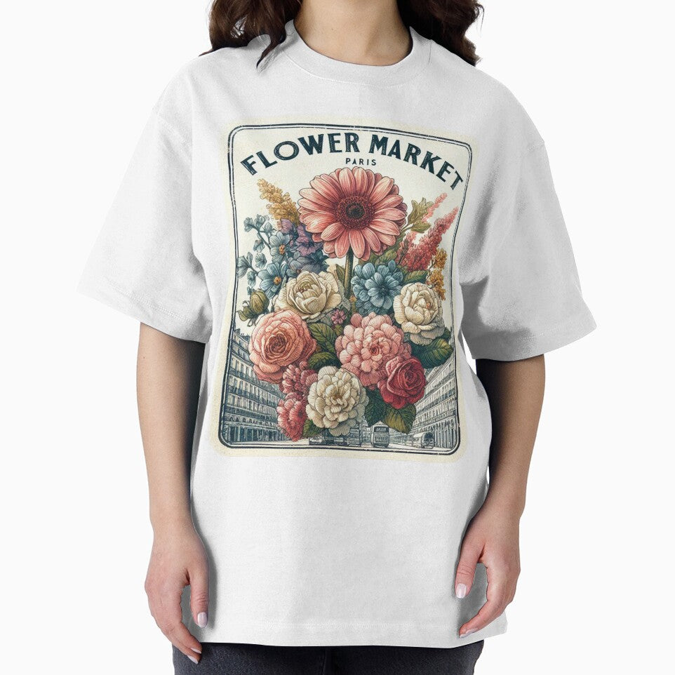 Flower Market Paris by vectcd