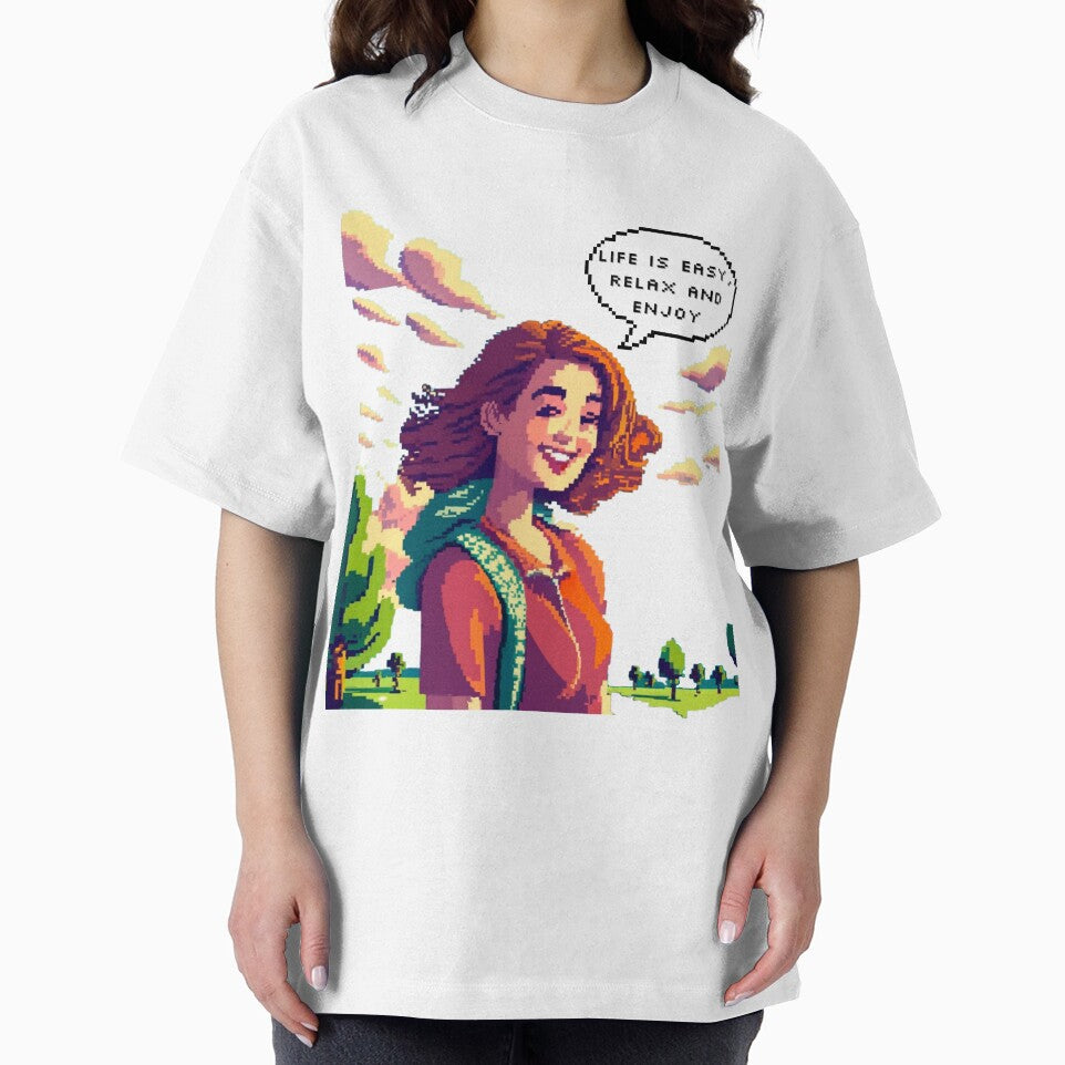 Life is easy, relax and enjoy | Pixel Style by CircinusStore