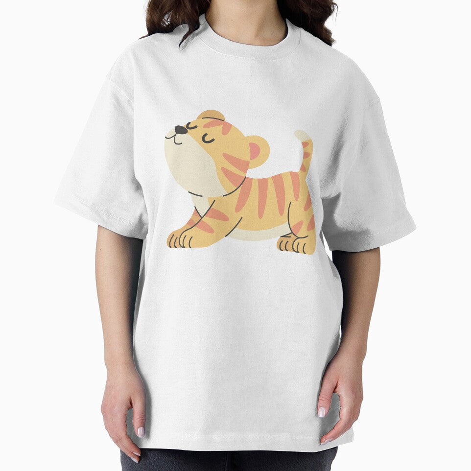 Yoga Lover Gift Cute Tiger Meditation by QuiteOrbit