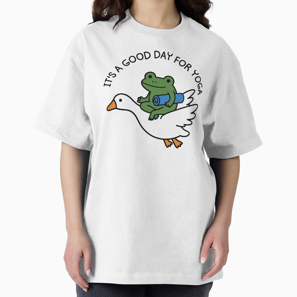 International Yoga Day June 21 Funny Frog It's A Good Day For Yoga For Yoga Lover by gunaone-design