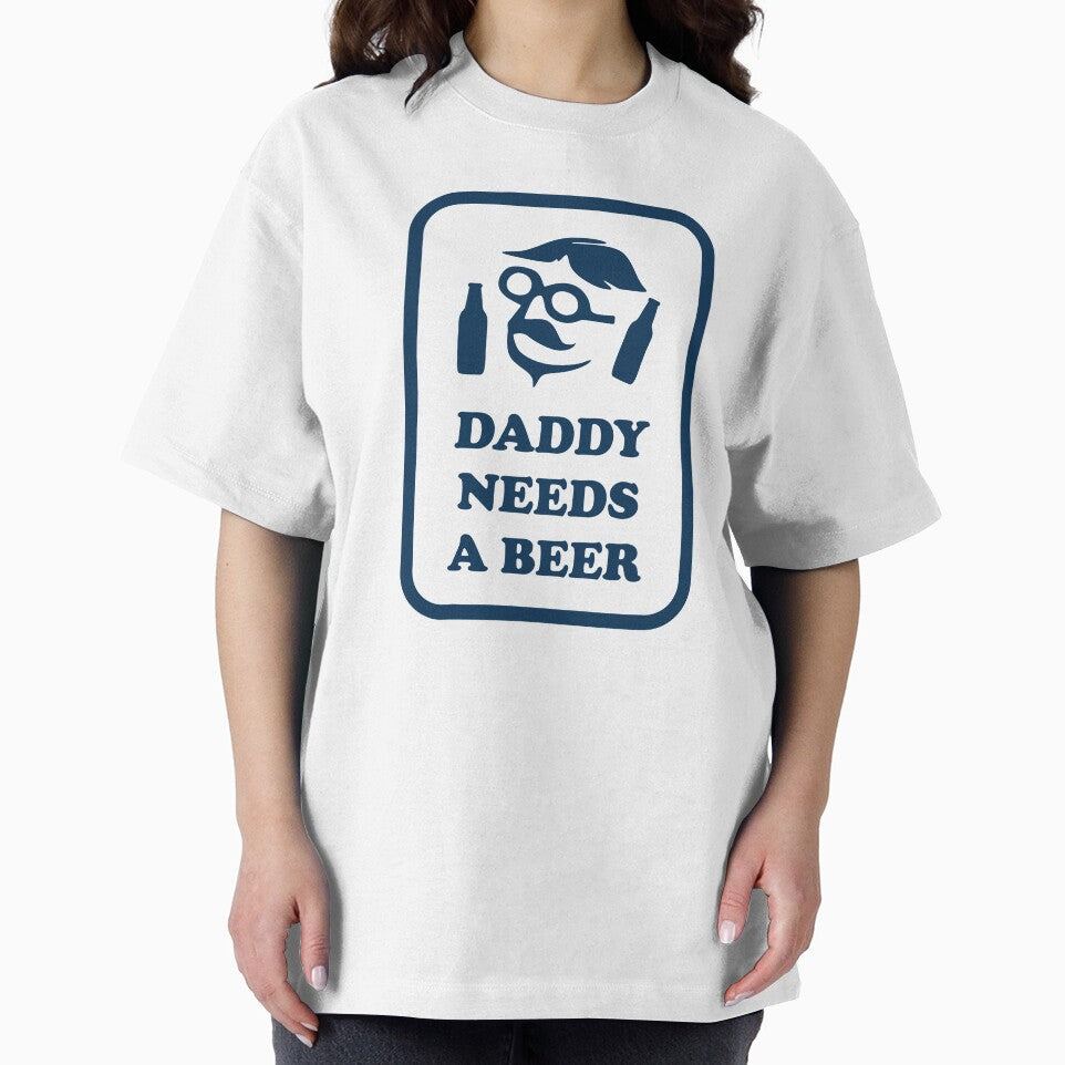 Daddy Needs A Beer - Good Beer Drinker - Beer Break - Native Drunk Beer is made by men wine by god - Beer Lover - Beer Fanatic - Beer is Life by mellinnshirts