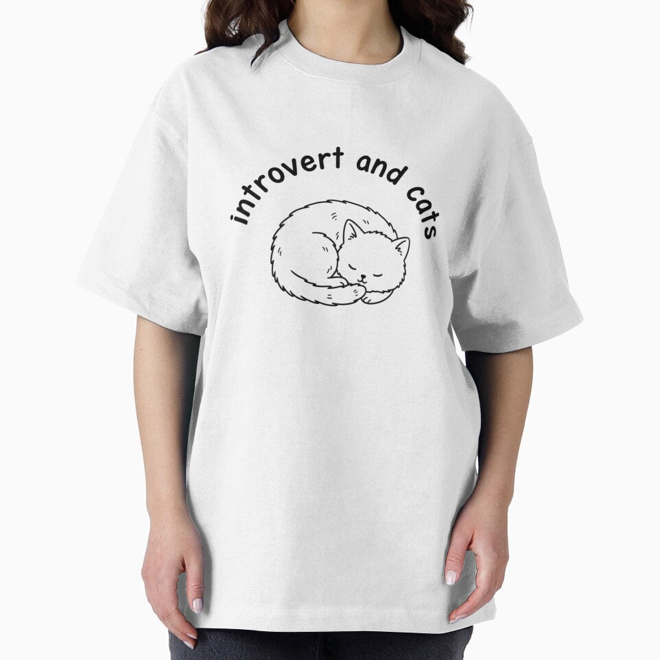 Introvert and Cats Cozy Cute Cat Design by Studioyasmin