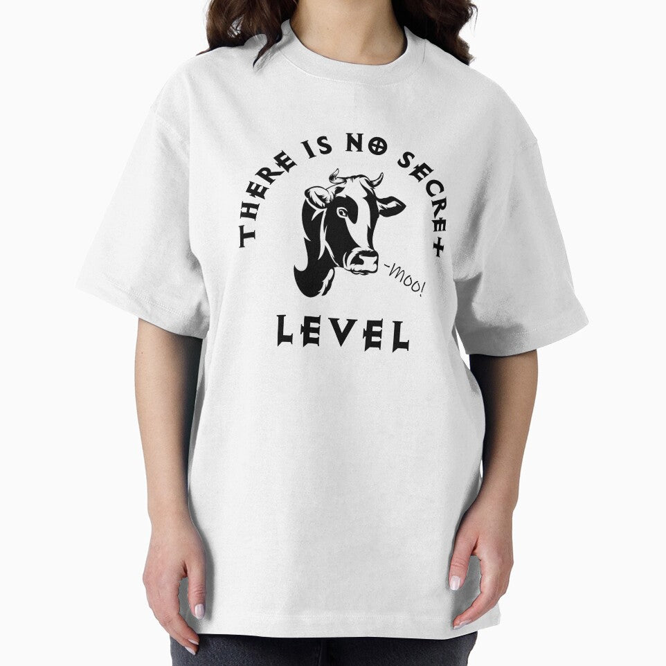 There is no secret cow level diablo game moo by MMTees