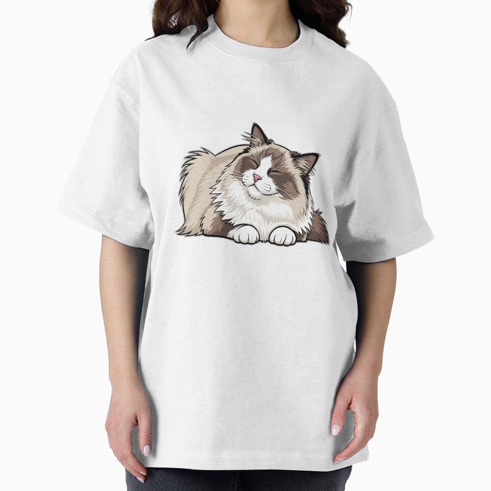 Ragdoll Soft Plop Cat Relaxed by pumsquare