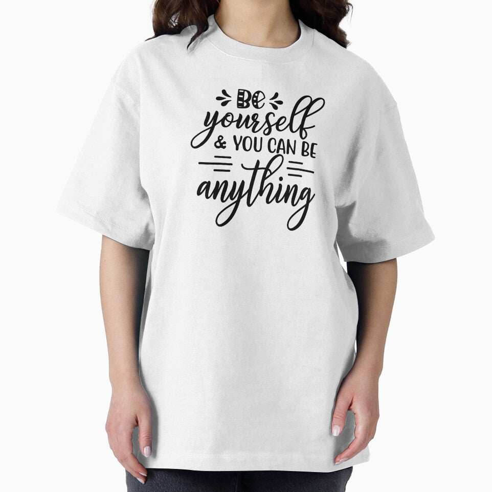 Yoga Quote Be Yourself and You Can Be Anything Motivational Saying by SoccaTamam