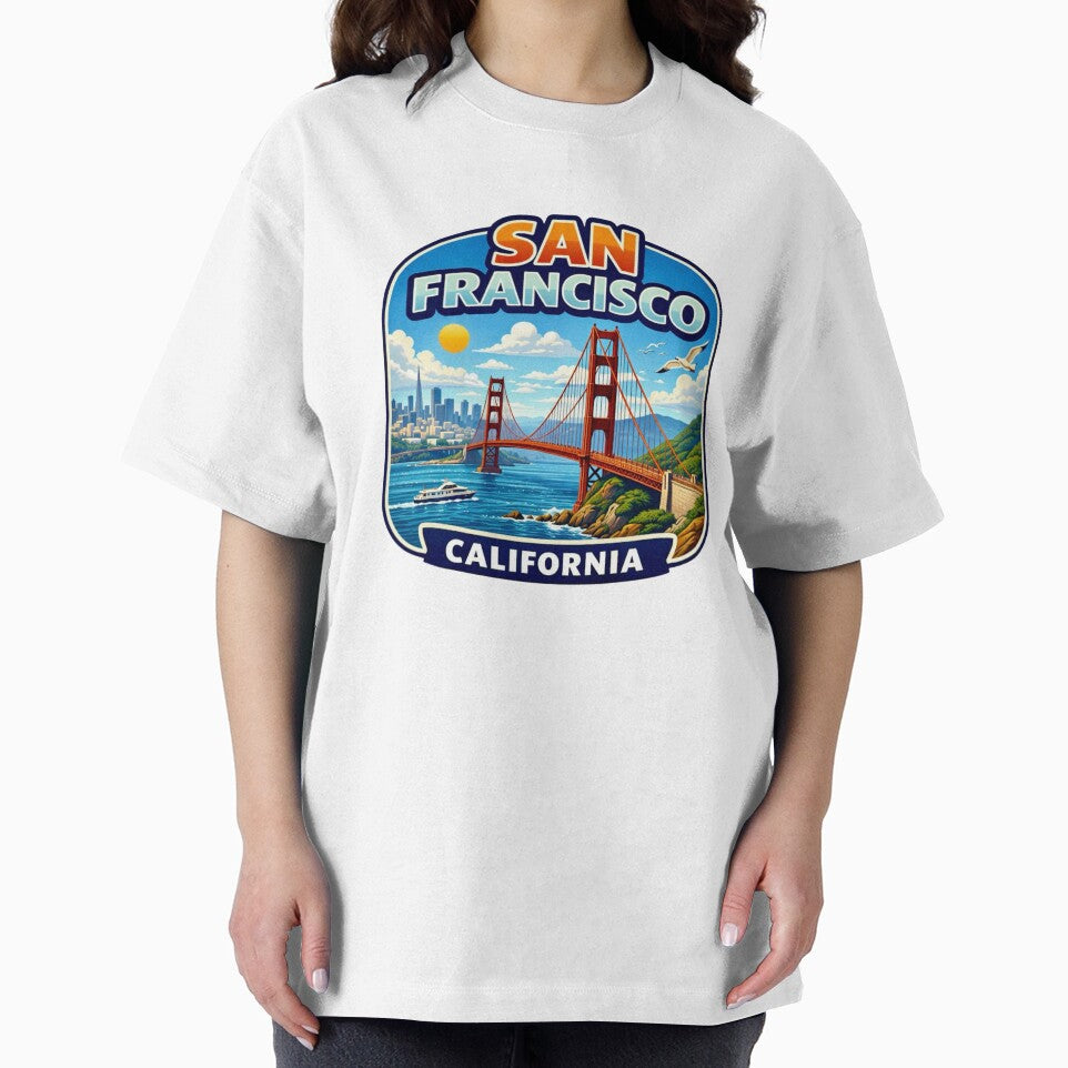 San Francisco, California - Golden Gate Bridge by Myra365Art