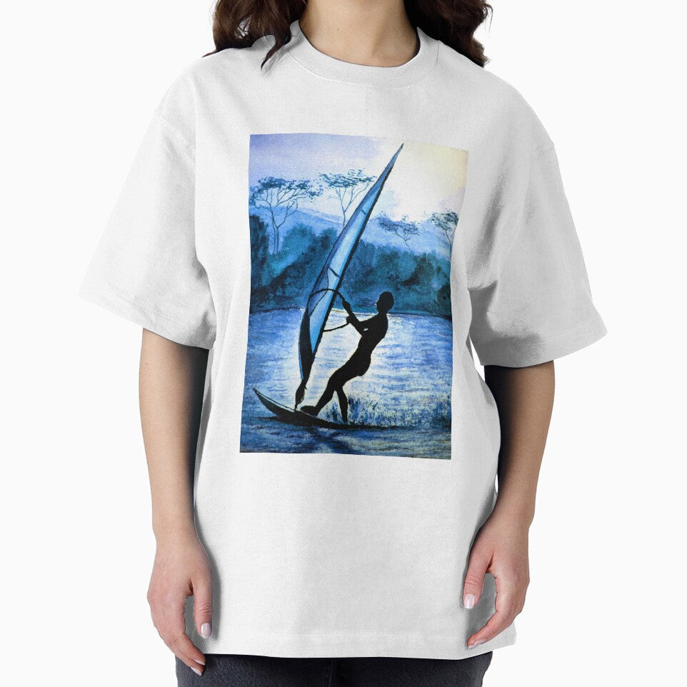 Twilight Windsurfer by Linda Callaghan