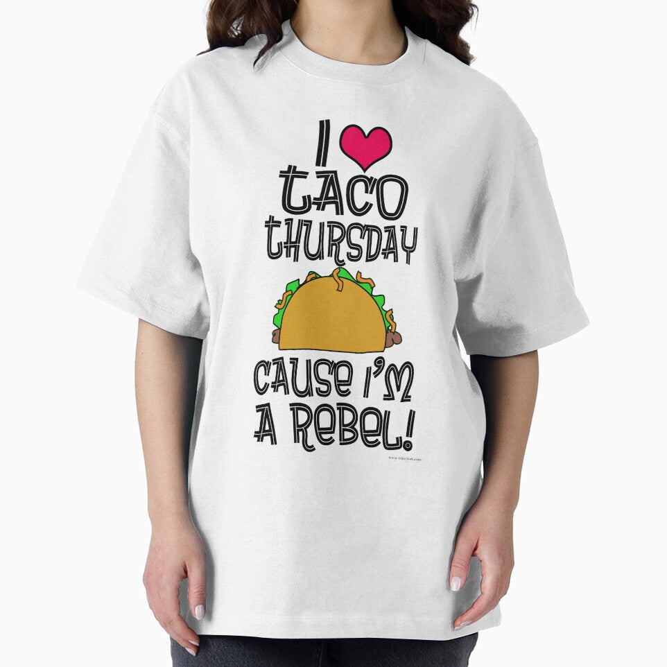 Taco Thursday Rebel Funny Food Slogan by mytshirtfort