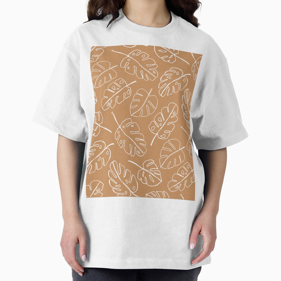 Minimalist Floral Leaf Pattern Earth Toned by SoloTravelerSt