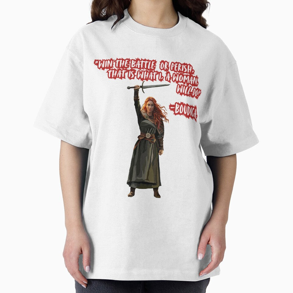 Boudica Quote, "I Will Win the Battle or I Will Perish" as a Woman, Resist, Inspiring, Feminist Quote by Kristi Brooks