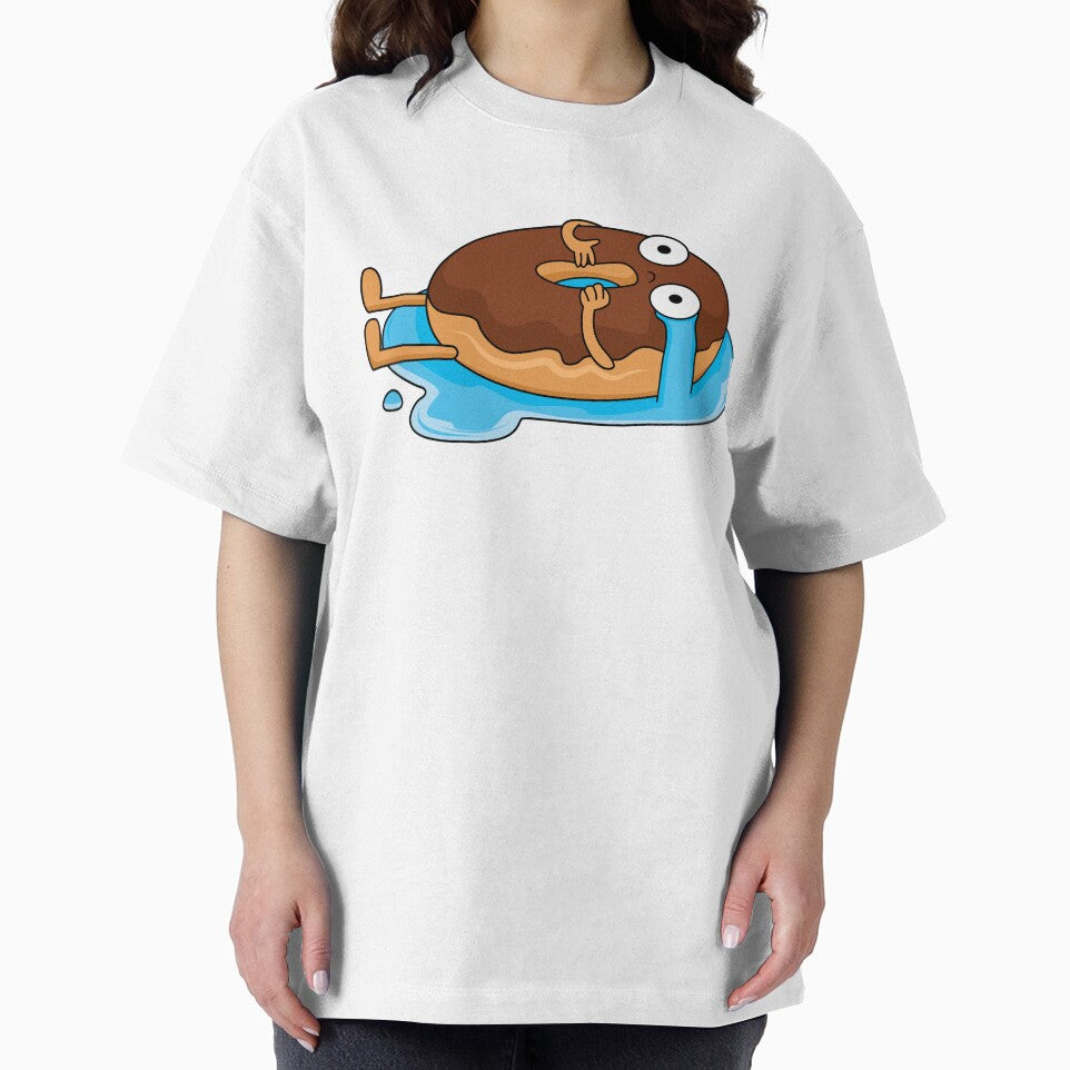 Crying Donut Chocolate Humor Kawaii Crying Donut Funny Food Gift by CLC54