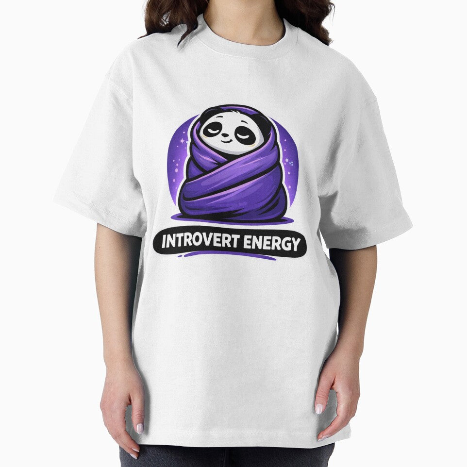 Introvert Energy Panda – Cozy Introvert Meme Sticker by snaperos