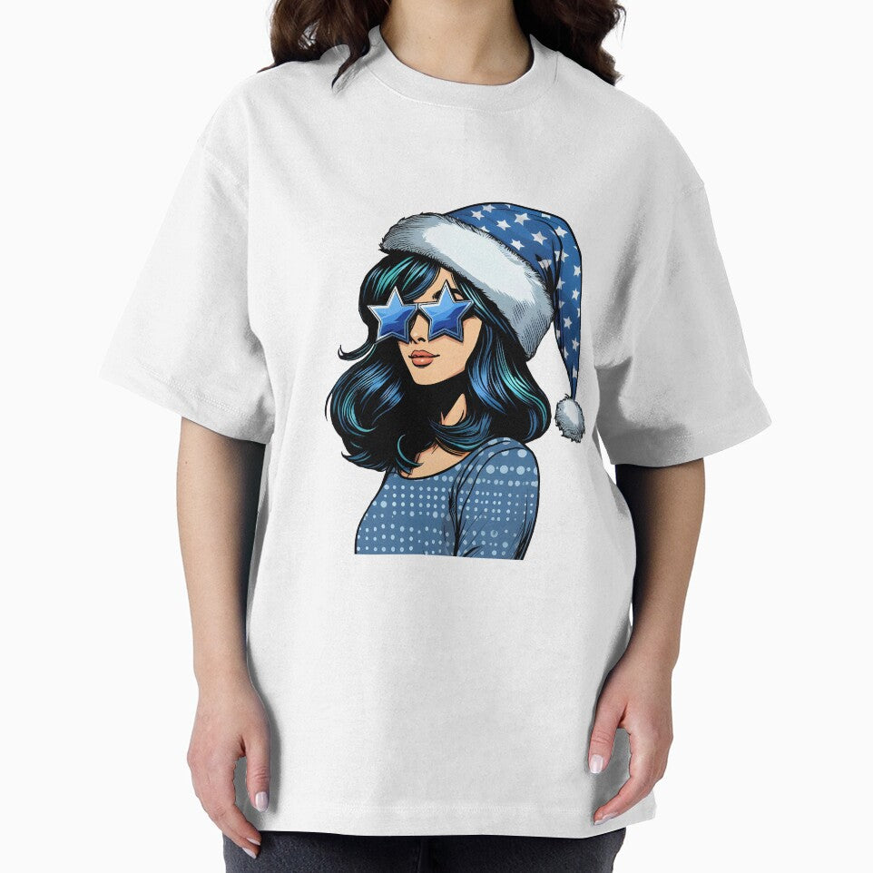 Pop art Christmas girl by AnetArtStore
