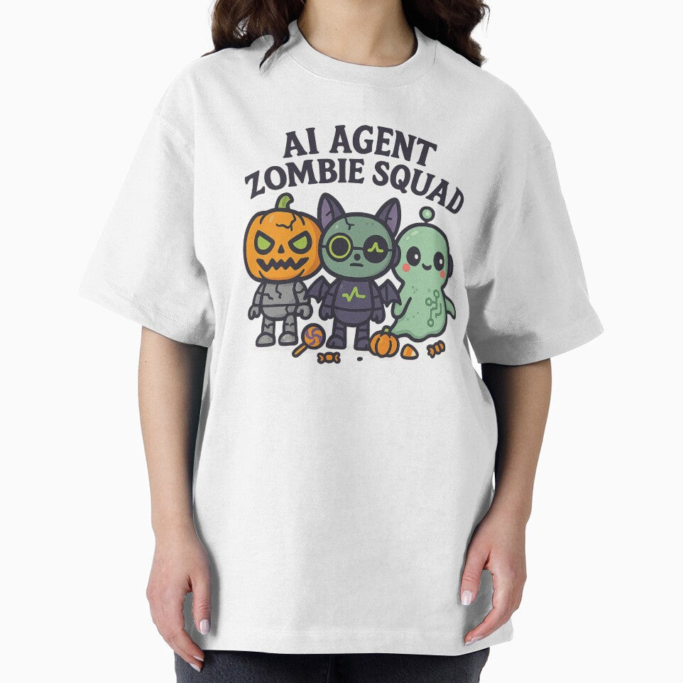 AI Agent Zombie Squad – Cute Tech Halloween Crew Design by mliotard
