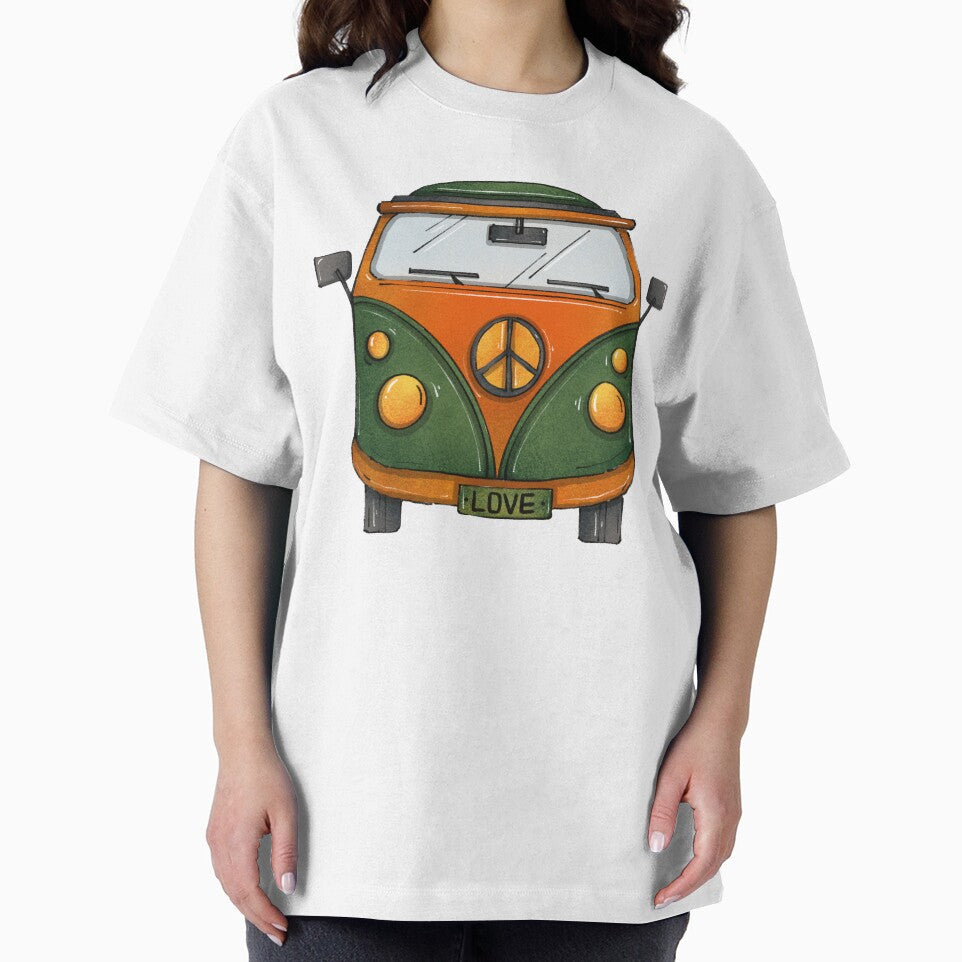 Classic Hippie Van Design by ArtPressCo