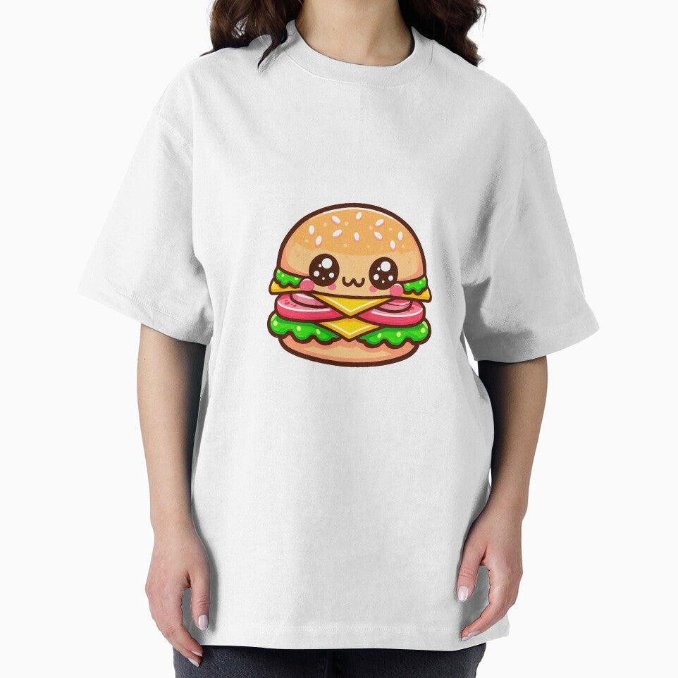 cute kawaii burger by tomamatear