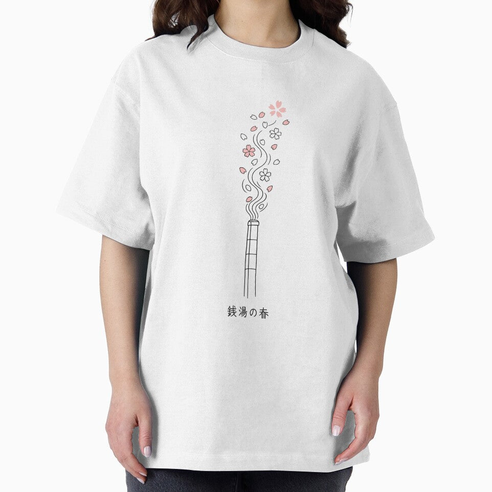 Spring at the Sento – Steam to Sakura Line Art by maaameee