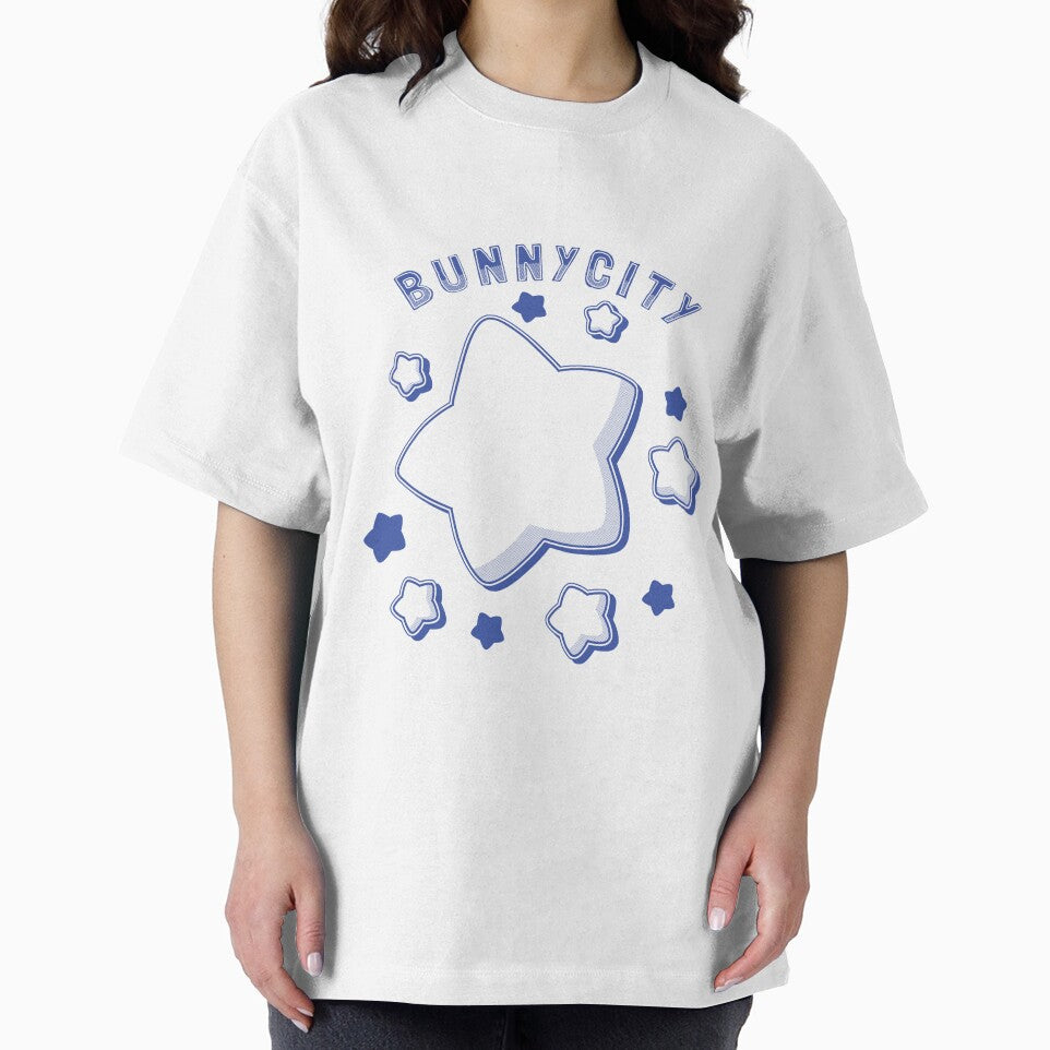 White and Blue Y2K Star – Retro Aesthetic Graphic Design by YumiiWorld