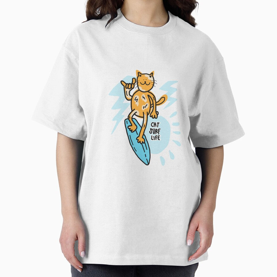 CAt surf life surfing surf by Tropical Blood