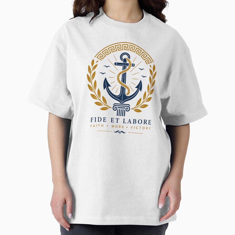 Fide Et Labore Anchor Premium Emblem by MWSailingClub